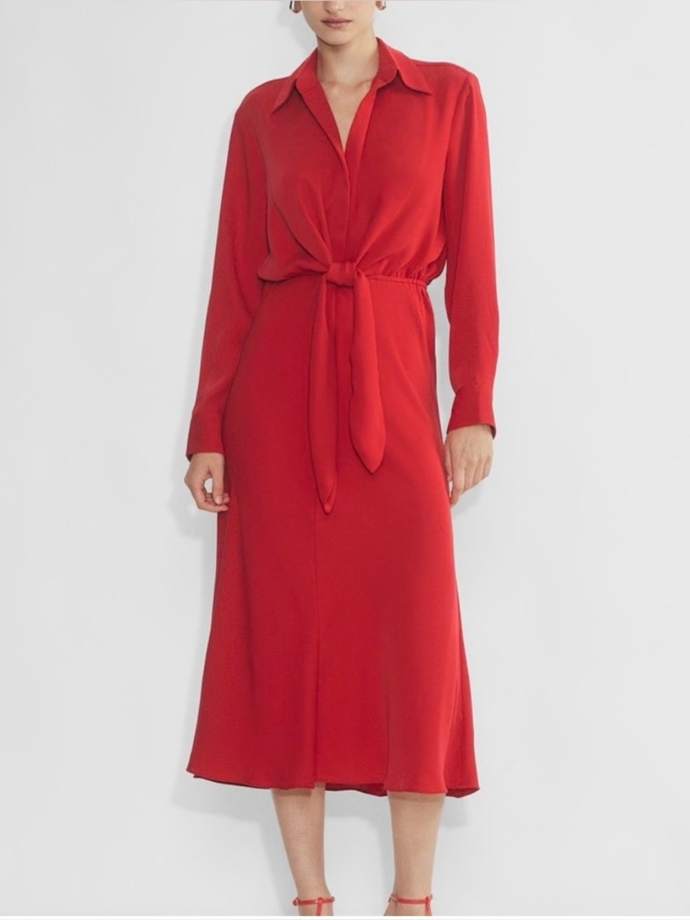 Aritzia Babaton NWT Abbey Red Dress XS